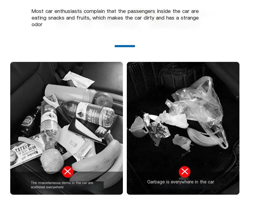 Car Hanging Trash Bin